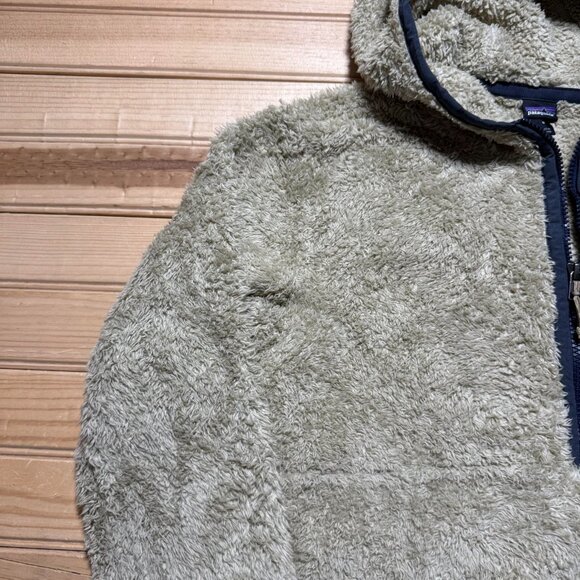 Patagonia Pile Fleece Half Zip Los Gatos Hooded Jacket Women's - Size Small - Picture 3 of 12